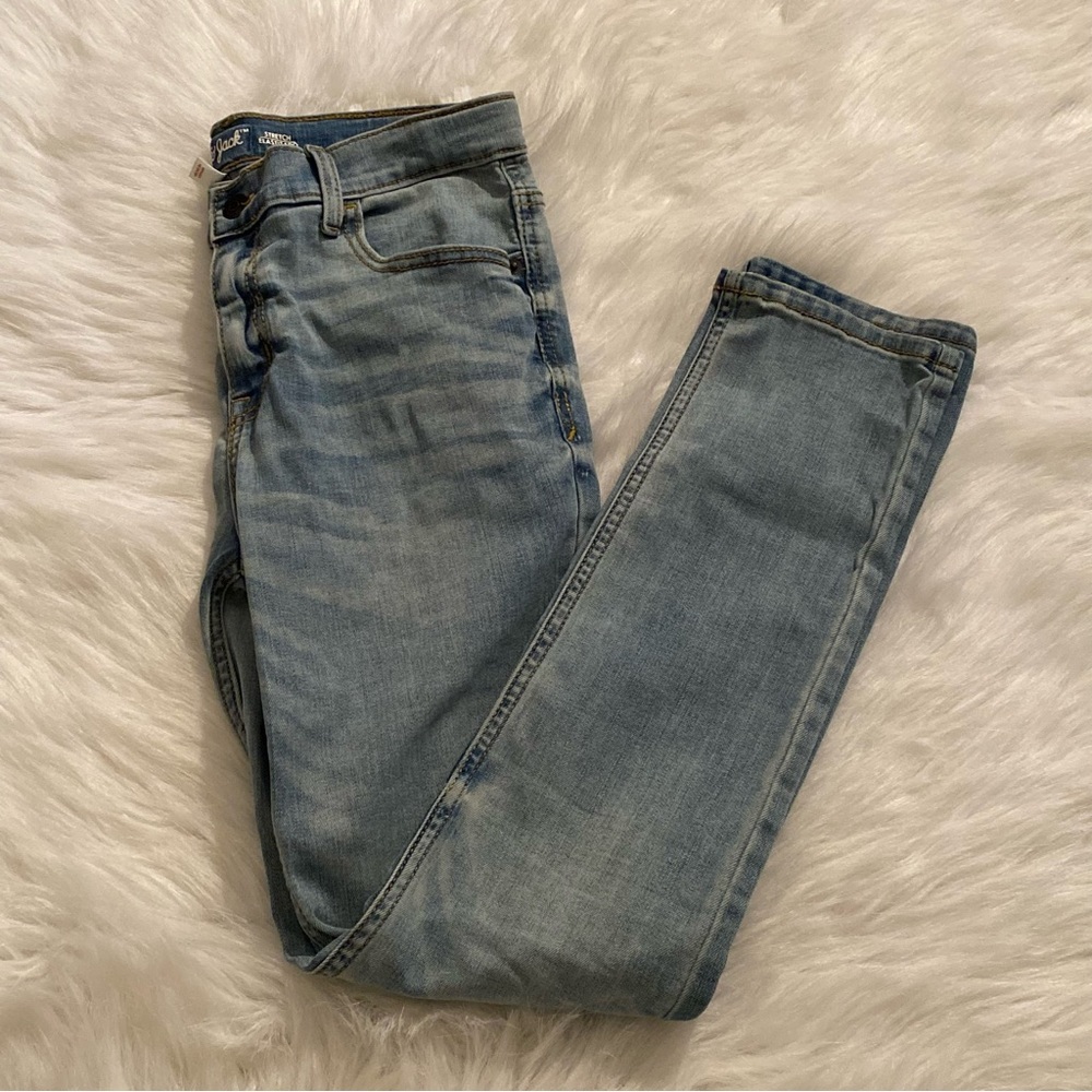 Cat And Jack Jeans Size 16 Stretch Skinny Blue Denim
